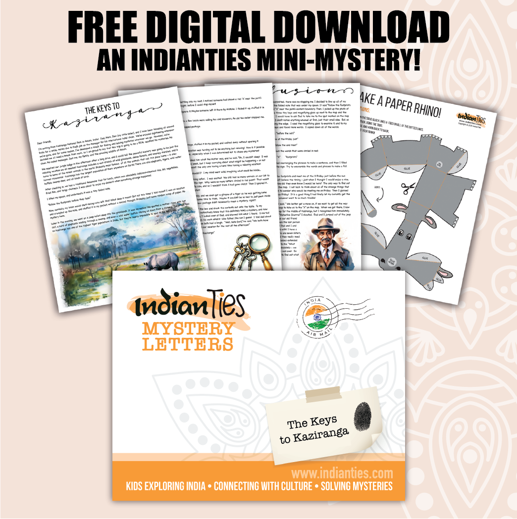 The Keys to Kaziranga: An IndianTies Mini Mystery FREE Download (Digital File)