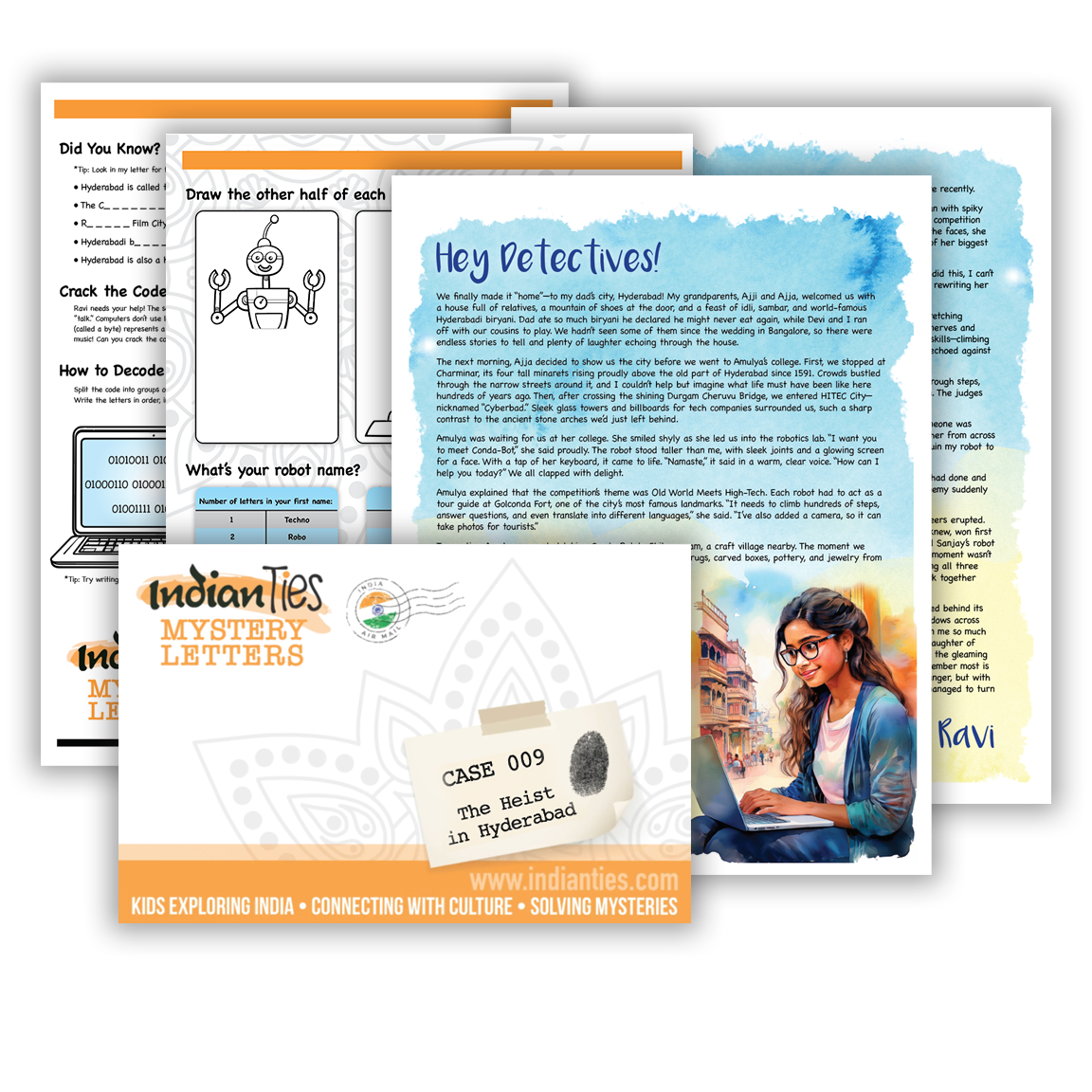 Basic IndianTies Mystery Letters *Monthly Subscription*
