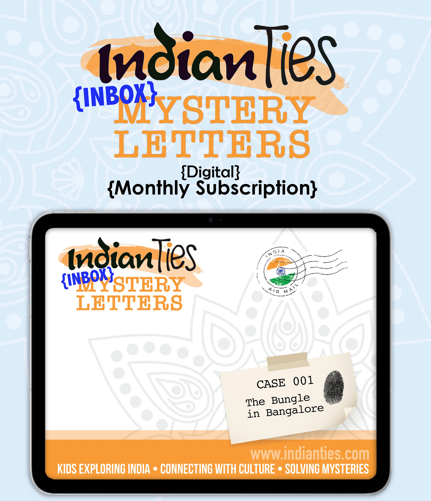 IndianTies Inbox Mystery Letters *Digital Subscription*