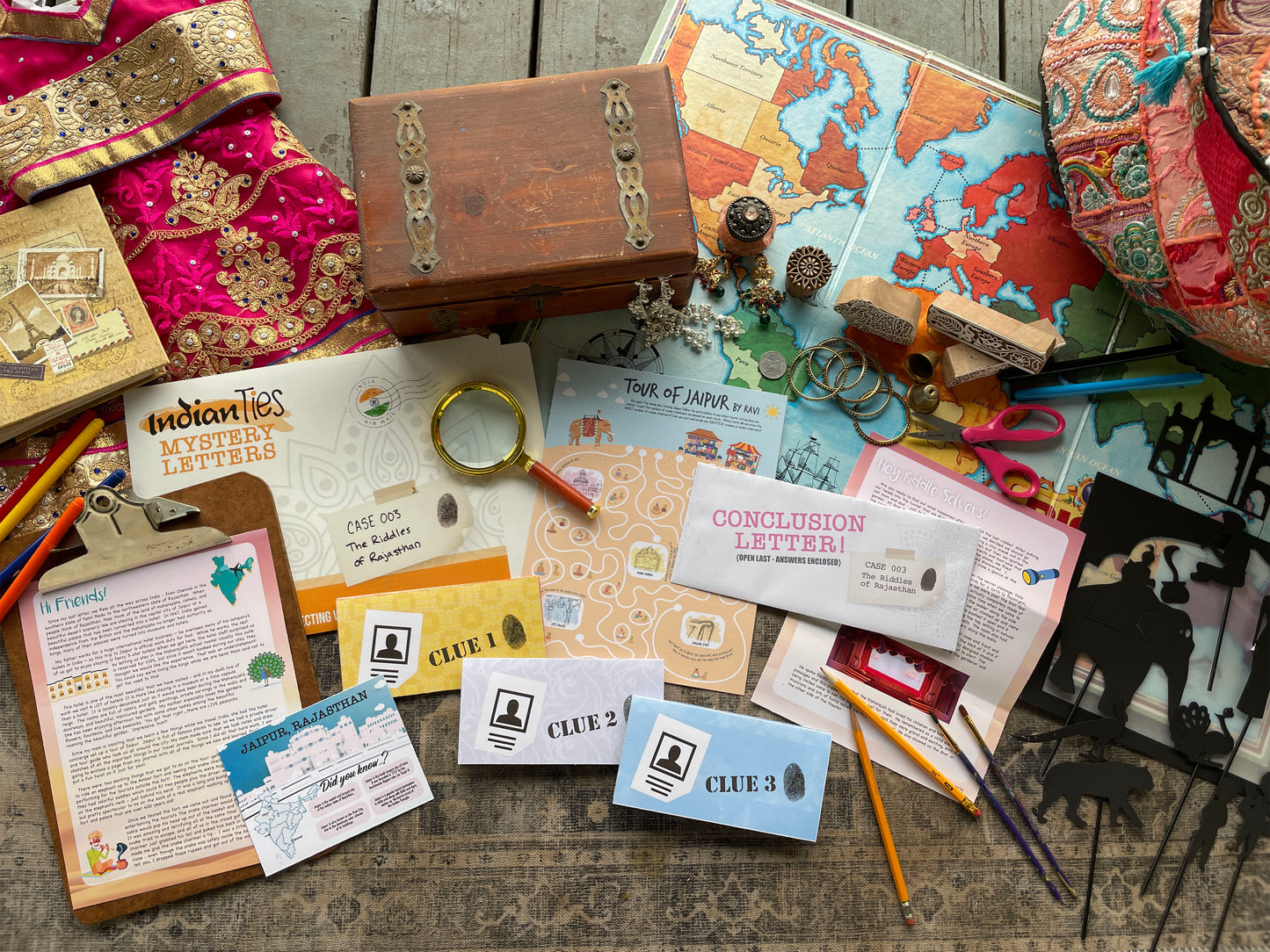 Monthly Subscription: IndianTies Mystery Letters